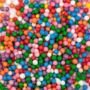 Zuckerperlen - Mini - Regenbogenmischung - 86 g Zuckerperlen - Mini - Regenbogenmischung - 86 g