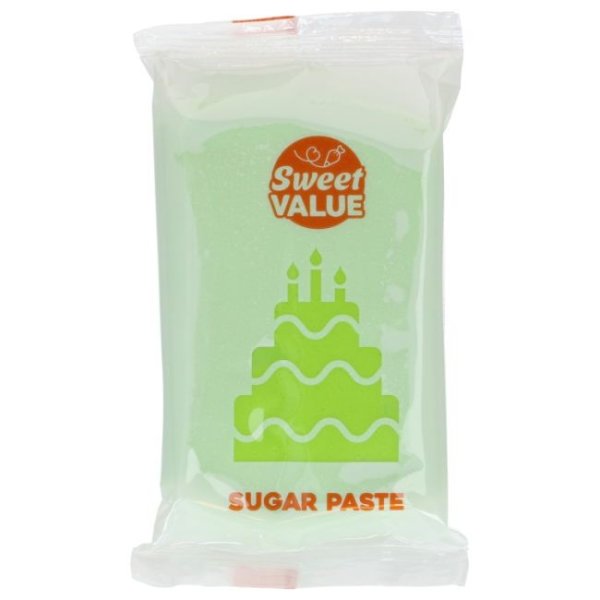 Zuckerpaste - Hellgrün - Süßwert - 200 g Zuckerpaste - Hellgrün - Süßwert - 200 g