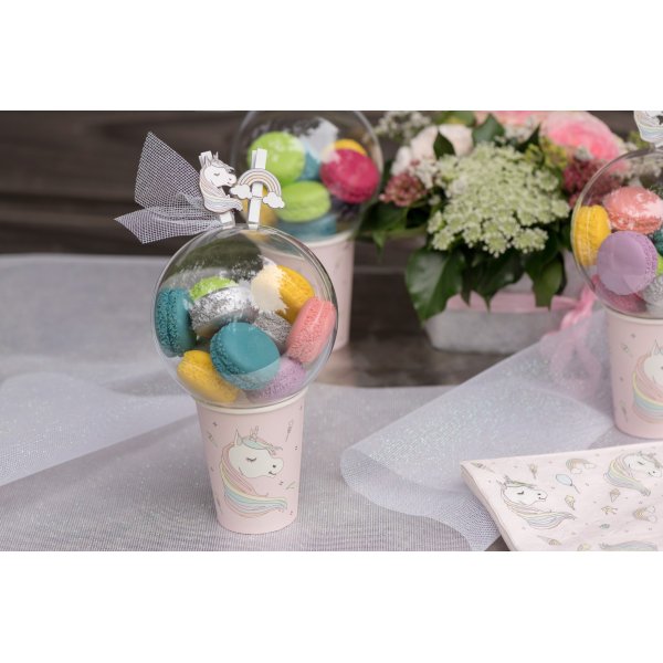 Pappbecher Einhorn - 10er-Pack