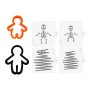 Ausstechform mit Schablone - Skelett und Mumie - Halloween Ausstechform mit Schablone - Skelett und Mumie - Halloween