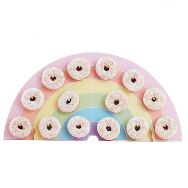 Donut-Wand - Regenbogen - Pastell-Party Donut-Wand - Regenbogen - Pastell-Party
