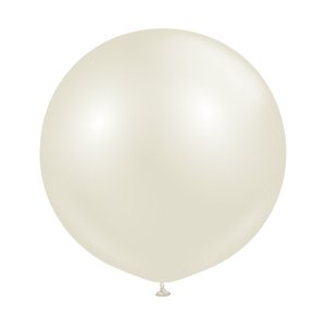 Luftballons, einfarbig - Premium 60 cm - Aura Elfenbeinweiß - 2er-Pack Luftballons, einfarbig - Premium 60 cm - Aura Elfenbeinweiß - 2er-Pack