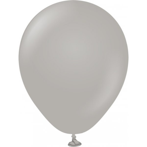 Mini-Luftballons einfarbig - Premium 13 cm - Grau