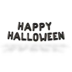 Ballongirlande - FROHES HALLOWEEN - Schwarz - 35 cm Ballongirlande - FROHES HALLOWEEN - Schwarz - 35 cm
