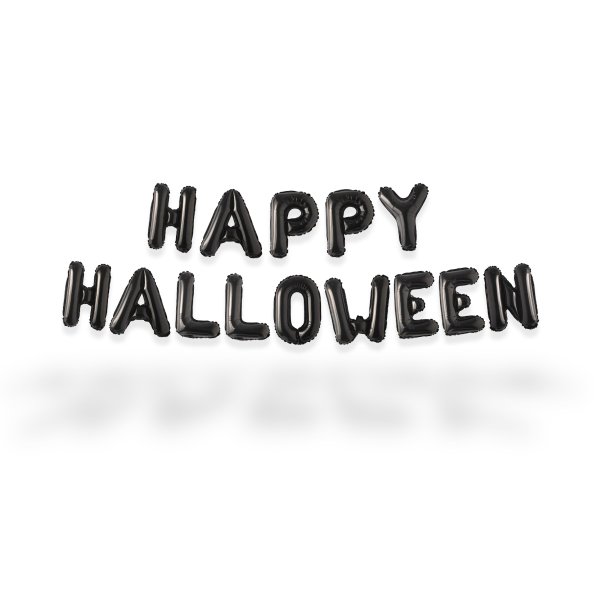 Ballongirlande - FROHES HALLOWEEN - Schwarz - 35 cm Ballongirlande - FROHES HALLOWEEN - Schwarz - 35 cm
