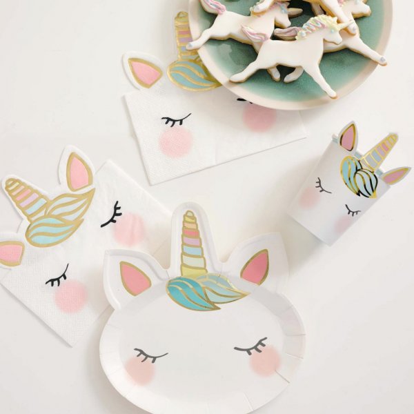 Kuchenkerzen - Einhorngesicht - 5er-Pack Kuchenkerzen - Einhorngesicht - 5er-Pack
