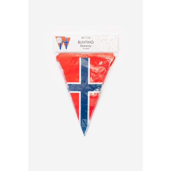 Wimpelgirlande - Norwegen - 10 m Wimpelgirlande - Norwegen - 10 m