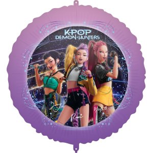 Folienballon - Rund - K-Pop Dämonenjäger - 46 cm Folienballon - Rund - K-Pop Dämonenjäger - 46 cm