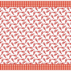 Tischdecke - Krebse - Wei�/Rot - 137 x 274 cm