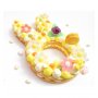 Vorlagen fr Kuchen - Kaninchen/Blume - Scrapcooking