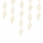 Fransengirlande - Krepp - Elfenbein
