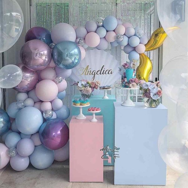 Folienballon - Kurve - Gold Folienballon - Kurve - Gold