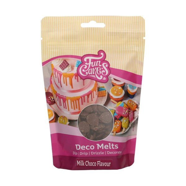 Deco Melts - Milchschokolade - Funcakes - 250g Deco Melts - Milchschokolade - Funcakes - 250g