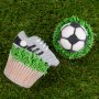 Marshmallow-Dekorationen - Fußball - 12 Stück Marshmallow-Dekorationen - Fußball - 12 Stück