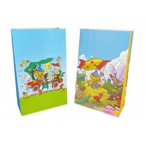 Bonbontüte 12x20cm - 8 Stück - Teddybär Natur Bonbontüte 12x20cm - 8 Stück - Teddybär Natur