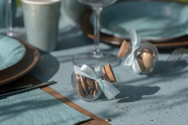 Mini-Glasflasche mit Korken