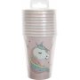 Pappbecher Einhorn - 10er-Pack