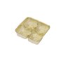 Pralinenschachtel mit Einlage - 4 Pralinen - Gold - 4er-Packung Pralinenschachtel mit Einlage - 4 Pralinen - Gold - 4er-Packung