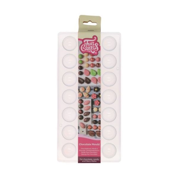 Pralinenform - Kuppel mit Wirbelmuster - FunCakes Pralinenform - Kuppel mit Wirbelmuster - FunCakes