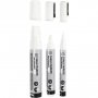 Kreidemarker - Wei - 3er-Pack
