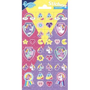 Glitzeraufkleber - Einhörner - 5er-Pack Glitzeraufkleber - Einhörner - 5er-Pack