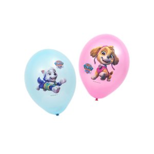 Bedruckte Luftballons - Rosa/Blau - Paw Patrol - 6er-Pack Bedruckte Luftballons - Rosa/Blau - Paw Patrol - 6er-Pack