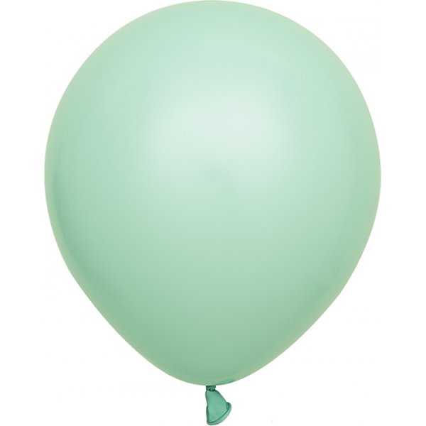 Mini-Luftballons schlicht - Premium 13 cm - Seegrn