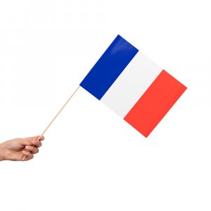 Papierf�hnchen Frankreich - 20 x 30 cm - 10er-Packung