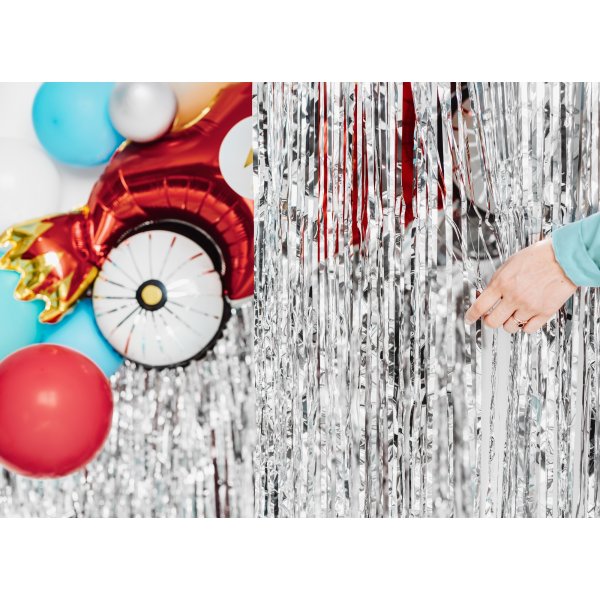 Vorhang - Metallic - Silber