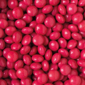 Milchschokoladenperlen/Linsen - Rot - 80 g Milchschokoladenperlen/Linsen - Rot - 80 g