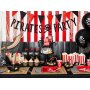 Popcorn-Boxen - Rot/Wei - 6er-Pack