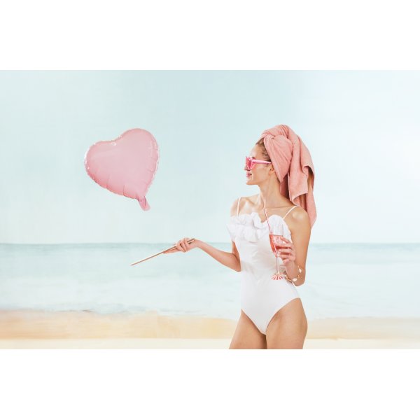 Folienballon - Hellrosa Herz