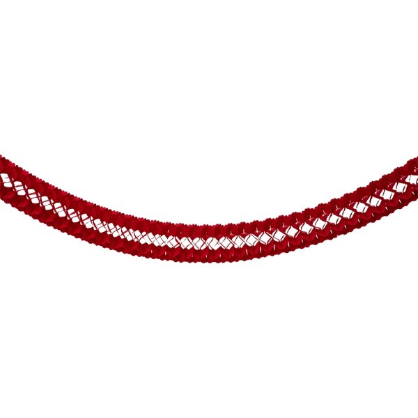 Papiergirlande - Rot - 6 Meter Papiergirlande - Rot - 6 Meter