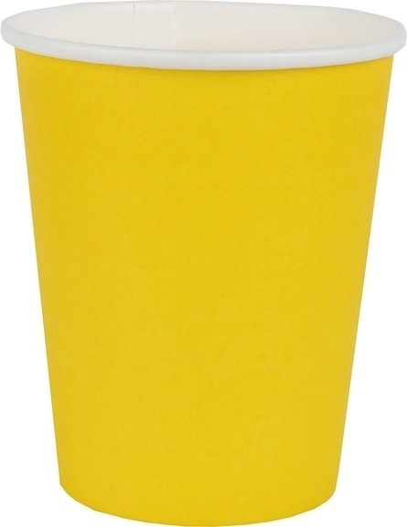 Pappbecher - Gelb - 10er-Pack Pappbecher - Gelb - 10er-Pack