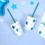 Pappbecher - Sterne - Blau - 8er-Pack Pappbecher - Sterne - Blau - 8er-Pack