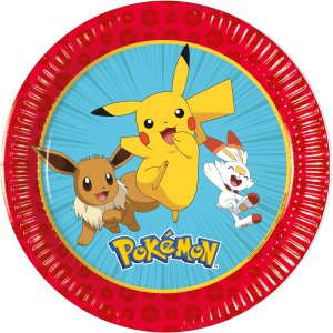 Pappteller - Pokémon - 20 cm - 8er-Pack Pappteller - Pokémon - 20 cm - 8er-Pack