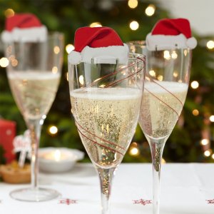 Glasdekorationen - Weihnachtsmann - 10er-Pack Glasdekorationen - Weihnachtsmann - 10er-Pack