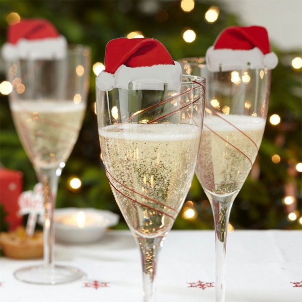 Glasdekorationen - Weihnachtsmann - 10er-Pack Glasdekorationen - Weihnachtsmann - 10er-Pack
