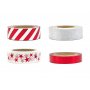 Washitape - 4er-Pack - Rote Mischung