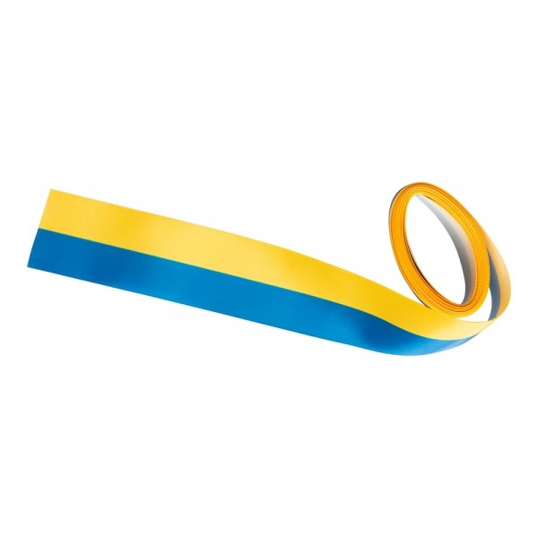 Seidenband - Blau/Gelb - 3 m x 4 cm Seidenband - Blau/Gelb - 3 m x 4 cm
