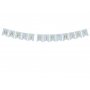 Girlande - \\\"Happy Birthday\\\" - Hellblau - 1,75 m