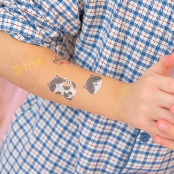 Tattoos - Pastellkatzen - 23 Stk Tattoos - Pastellkatzen - 23 Stk