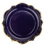 Pappteller - Marineblau mit Goldrand - 8er-Packung Pappteller - Marineblau mit Goldrand - 8er-Packung