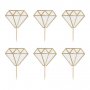 Kuchenspiee - Diamanten - 6er-Pack
