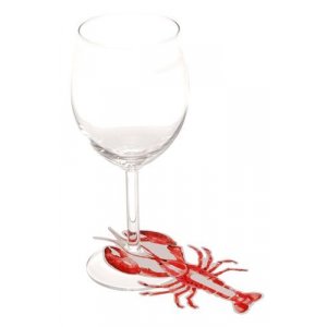 Tischkarten/Glasmarker - Krebs - 8er-Pack