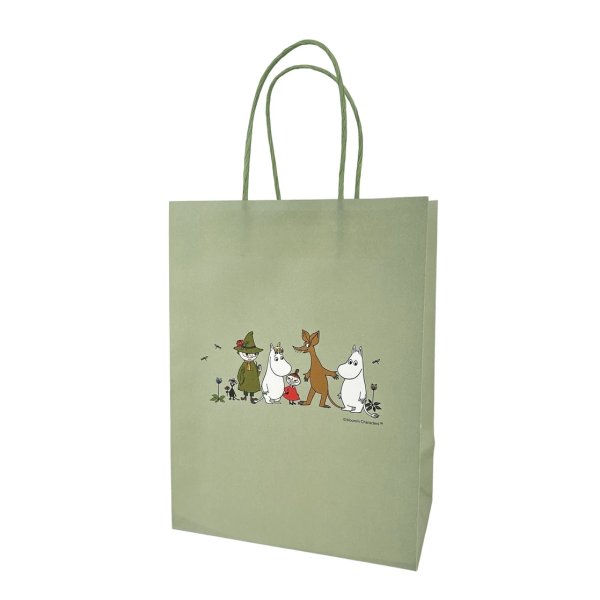 Mumin-Geschenktüte - Grün - Mittel Mumin-Geschenktüte - Grün - Mittel