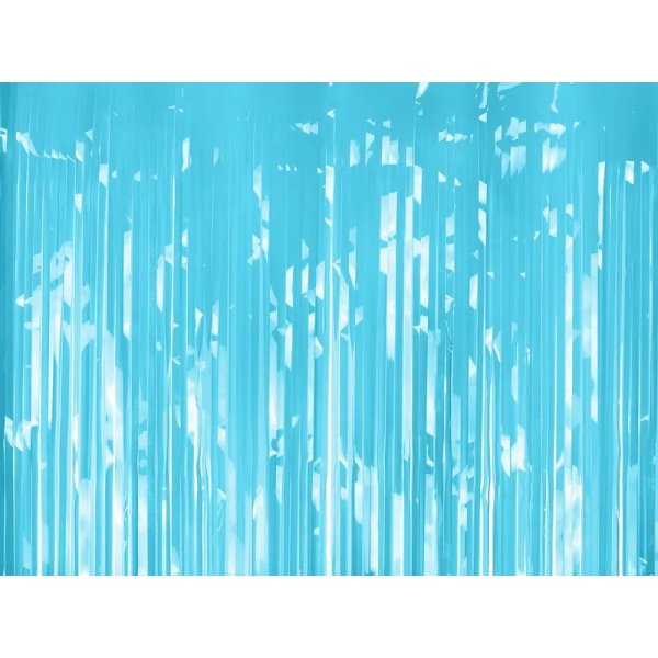 Partyvorhang - Hellblau - 1 x 2 m Partyvorhang - Hellblau - 1 x 2 m