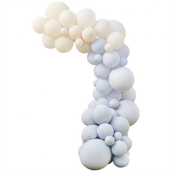 Ballonbogen - Nude/Pastellblau Ballonbogen - Nude/Pastellblau