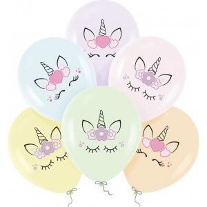 Luftballons Dreamy Unicorn - 6er-Pack Luftballons Dreamy Unicorn - 6er-Pack
