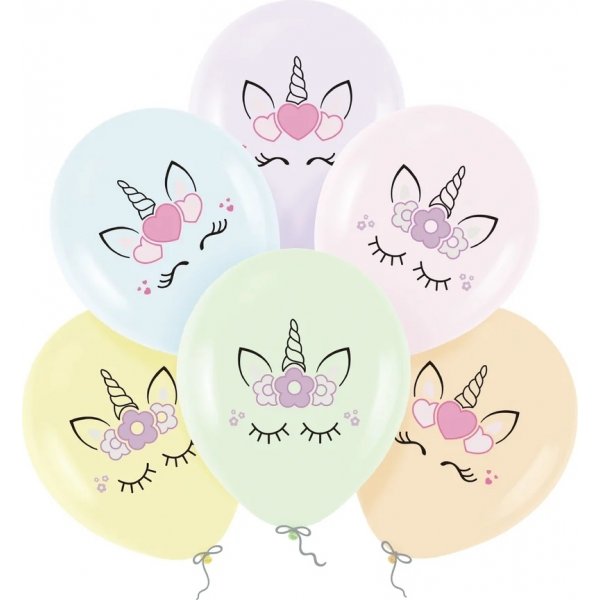 Luftballons Dreamy Unicorn - 6er-Pack Luftballons Dreamy Unicorn - 6er-Pack